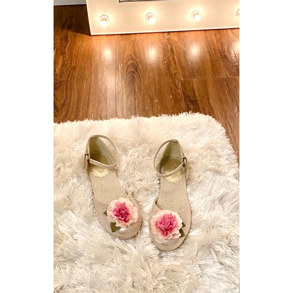 Joyfolie Haily Ankle-Strap Flats (Blush/Y4) NWOB